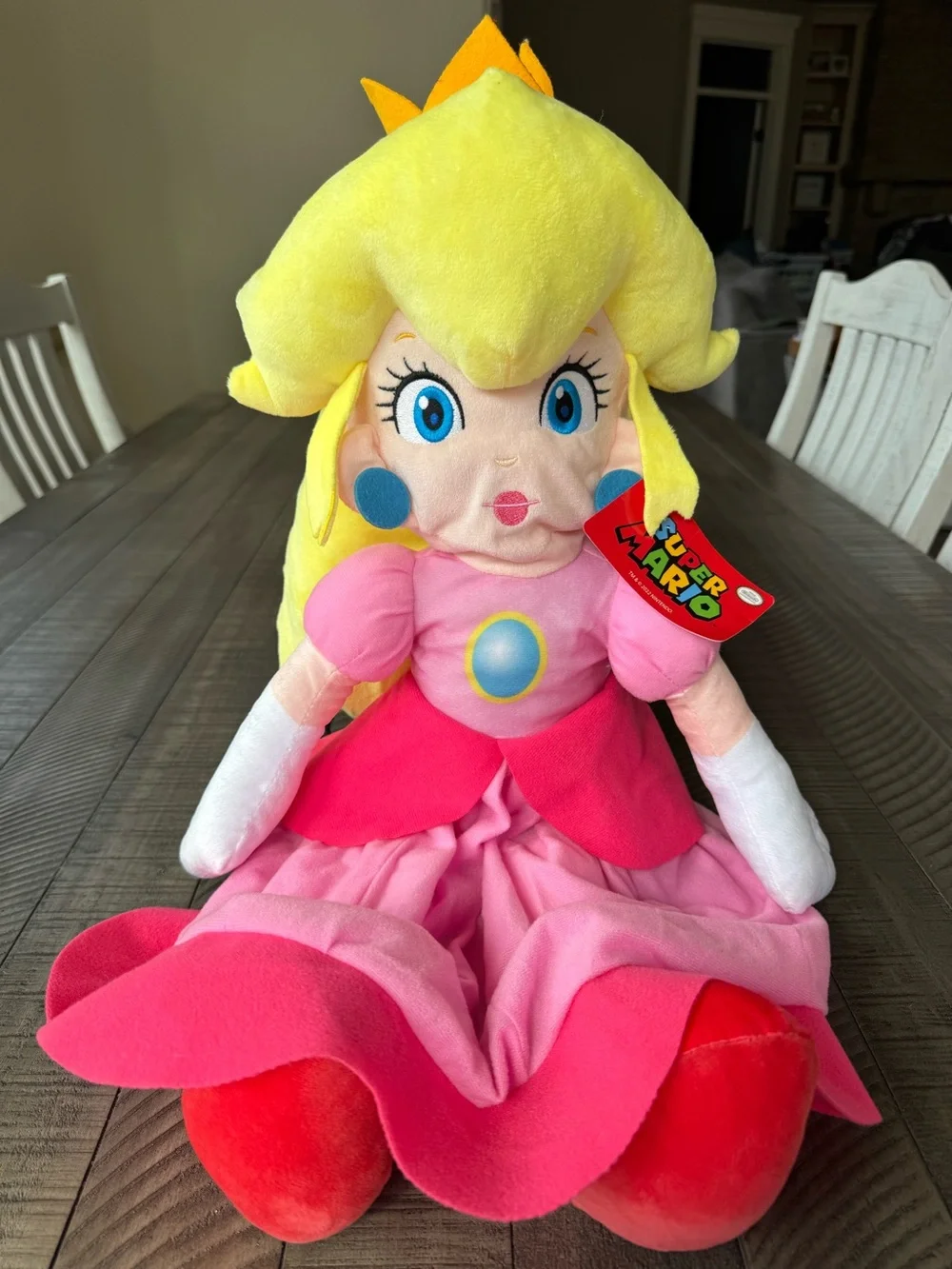 Nintendo Princess Peach Plush Jumbo Super Mario Plush Toy (NWT)